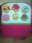 Mushroom pink backpack